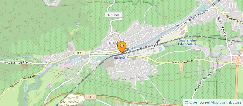 localisation de l'entreprise ASSOCIATION SPORTIVE TURCKHEIM  TURCKHEIM