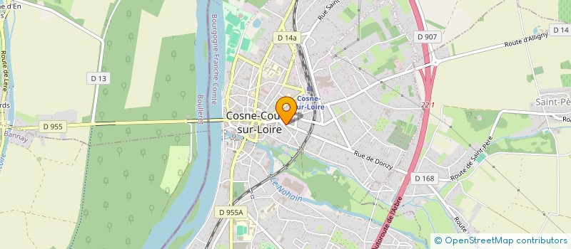 localisation de l'entreprise ASSOCIATION SPORTIVE U.S.E.P.'AU FIL DU NOHAIN' à POUGNY