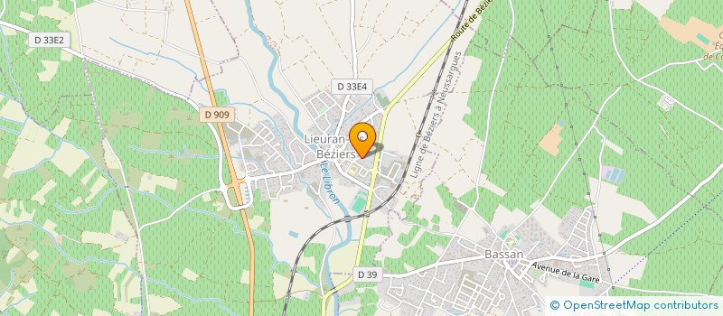 localisation de l'entreprise ASSOCIATION SPORTIVE U.S.E.P. LIEURAN LES BEZIERS à LIEURAN-LES-BEZIERS