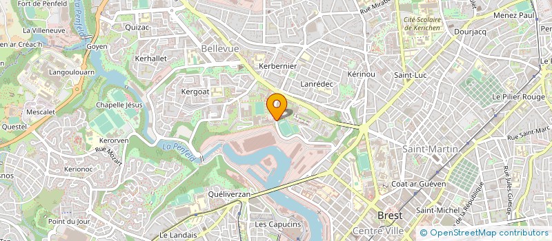 localisation de l'entreprise ASSOCIATION SPORTIVE UBO à BREST