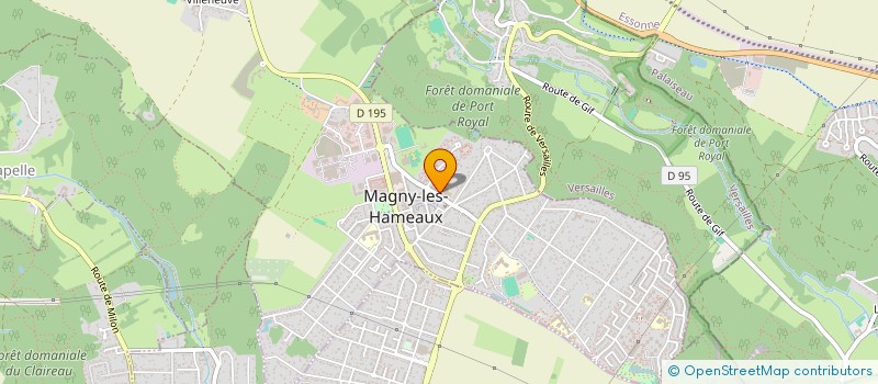 localisation de l'entreprise ASSOCIATION SPORTIVE - USEP - ALBERT SAMAIN  MAGNY-LES-HAMEAUX