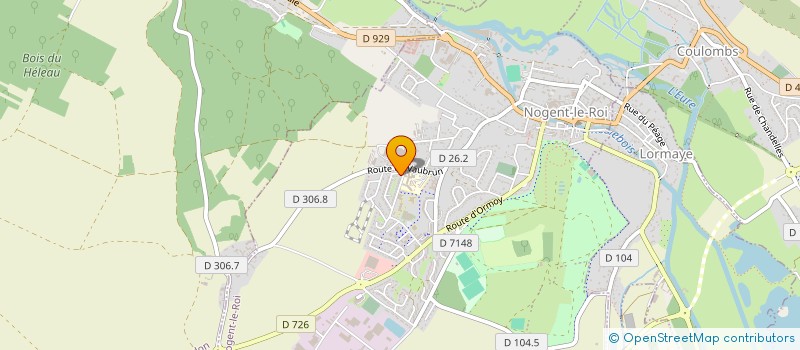 localisation de l'entreprise ASSOCIATION SPORTIVE USEP DE JEAN ROSTAND à NOGENT-LE-ROI