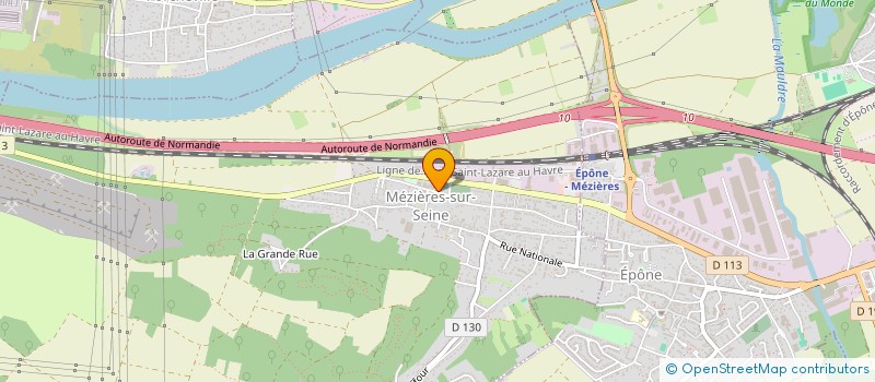 localisation de l'entreprise ASSOCIATION SPORTIVE USEP ECOLE DU CENTRE DE MEZIERES SUR SEINE à MEZIERES-SUR-SEINE