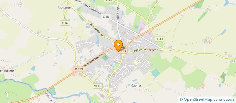 localisation de l'entreprise ASSOCIATION SPORTIVE USEP ECOLE ELEMENTAIRE JACQUES PREVERT  NUEIL-LES-AUBIERS