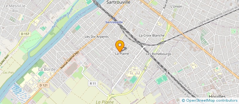 localisation de l'entreprise ASSOCIATION SPORTIVE USEP ECOLE JULES FERRY DE SARTROUVILLE  SARTROUVILLE