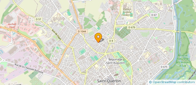 localisation de l'entreprise ASSOCIATION SPORTIVE USEP SAINT-QUENTIN à SAINT-QUENTIN