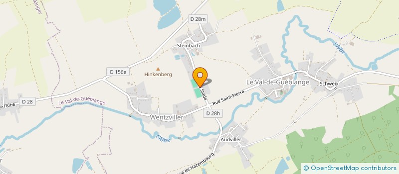 localisation de l'entreprise ASSOCIATION SPORTIVE VAL DE GUEBLANGE  LE VAL-DE-GUEBLANGE