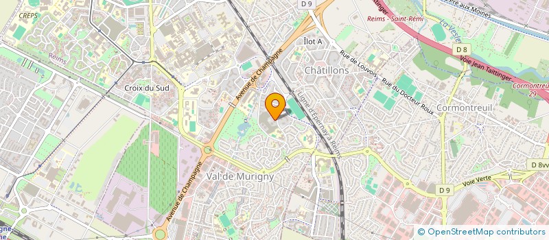 localisation de l'entreprise ASSOCIATION SPORTIVE VAL DE MURIGNY  REIMS