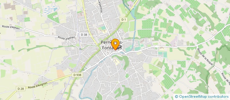 localisation de l'entreprise ASSOCIATION SPORTIVE VALAYANNAISE à PERNES-LES-FONTAINES