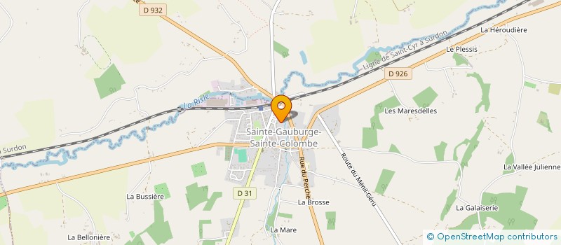localisation de l'entreprise ASSOCIATION SPORTIVE VALBUGEOI à SAINTE-GAUBURGE-SAINTE-COLOMBE