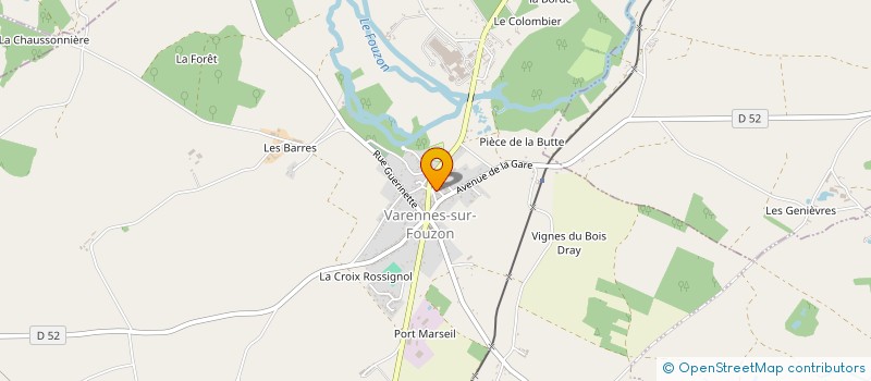 localisation de l'entreprise ASSOCIATION SPORTIVE VARENNOISE à VAL-FOUZON
