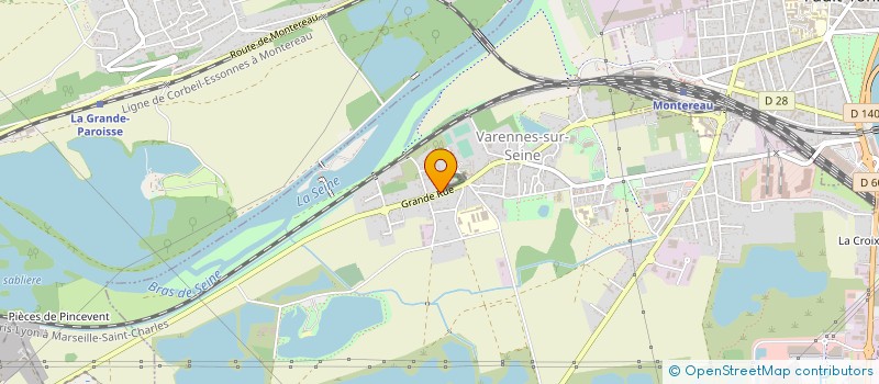 localisation de l'entreprise ASSOCIATION SPORTIVE VARENNOISE FOOTBALL  VARENNES-SUR-SEINE