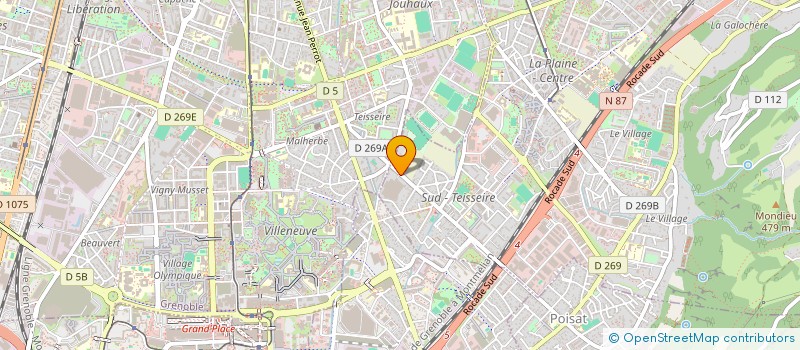 localisation de l'entreprise ASSOCIATION SPORTIVE VICARB  SAINT-MARTIN-D'HERES