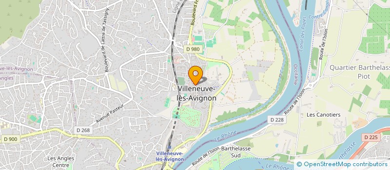 localisation de l'entreprise ASSOCIATION SPORTIVE VILLENEUVE LES AVIGNON RAID TRAIL TRIATHLON  VILLENEUVE-LES-AVIGNON