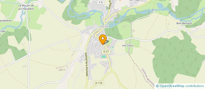 localisation de l'entreprise ASSOCIATION SPORTIVE VOUGLAISIENNE  VOUILLE