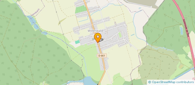 localisation de l'entreprise ASSOCIATION SPORTIVE WILLERWALD  WILLERWALD