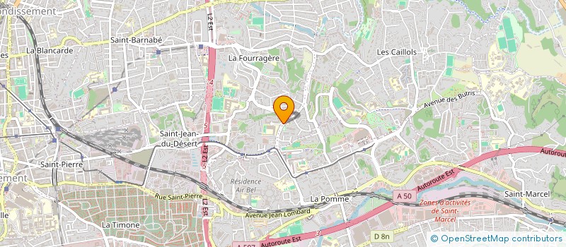 localisation de l'entreprise ASSOCIATION SPORTIVE WINNING SEVEN à MARSEILLE