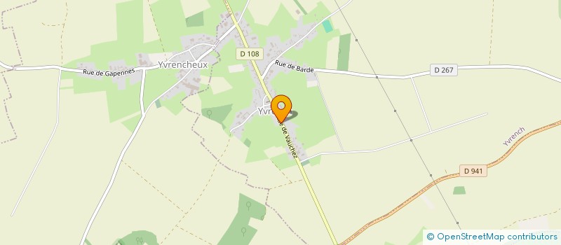 localisation de l'entreprise ASSOCIATION SPORTIVE YVRENCH YVRENCHEUX  YVRENCH