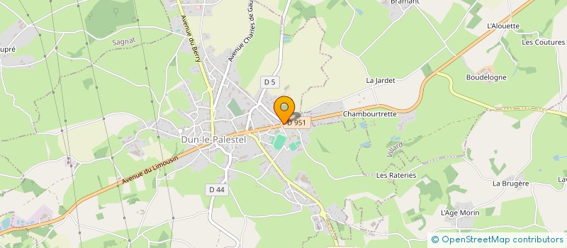 localisation de l'entreprise ASSOCIATION SPORTIVVE DU COLLEGE DE DUN LE PALESTEL à DUN-LE-PALESTEL