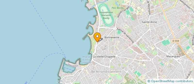 localisation de l'entreprise ASSOCIATION SPORTRIP  MARSEILLE