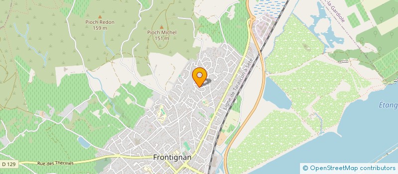 localisation de l'entreprise ASSOCIATION SPORTS ACTIVITES LOISIRS à FRONTIGNAN