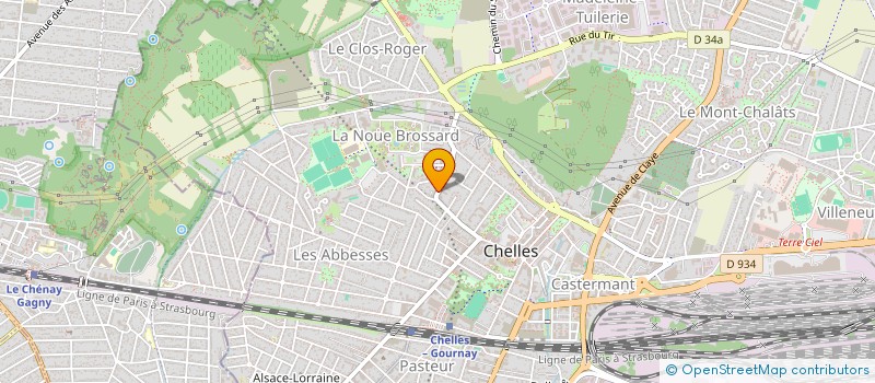 localisation de l'entreprise ASSOCIATION SPORTS CONTACTS DE MONTREUIL (ASCM) à CHELLES