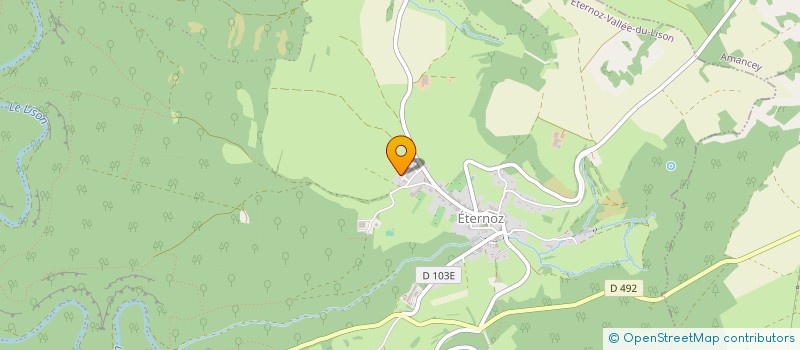 localisation de l'entreprise ASSOCIATION SPORTS CULTURE LOISIRS -ETERNOZ  ETERNOZ