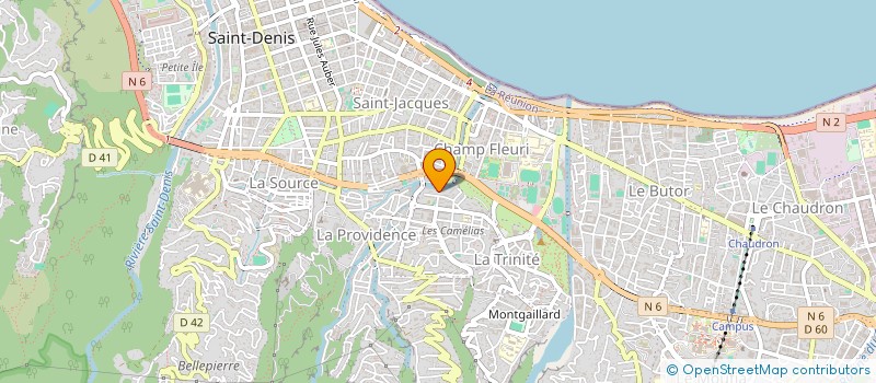 localisation de l'entreprise ASSOCIATION SPORTS ET DECOUVERTES  SAINT-DENIS