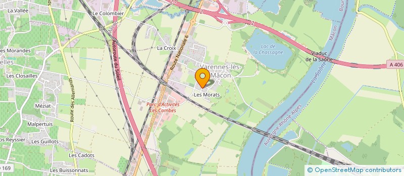 localisation de l'entreprise ASSOCIATION SPORTS ET LOISIRS  VARENNES-LES-MACON