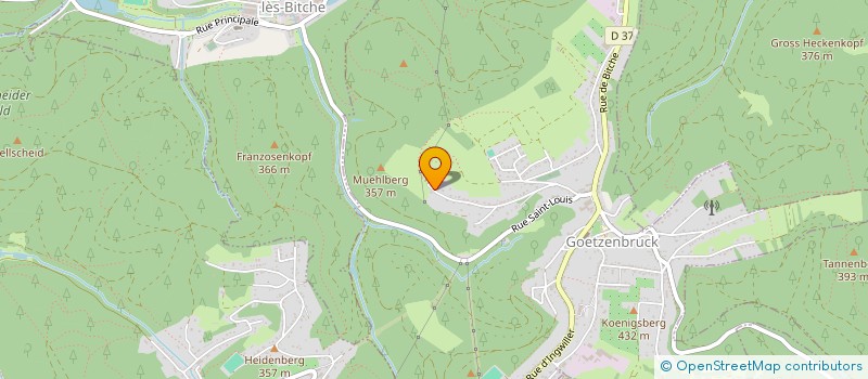 localisation de l'entreprise ASSOCIATION SPORTS ET LOISIRS  GOETZENBRUCK