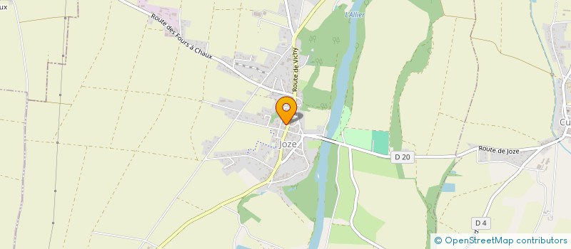 localisation de l'entreprise ASSOCIATION SPORTS ET LOISIRS  JOZE