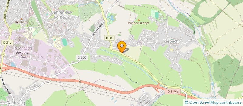 localisation de l'entreprise ASSOCIATION SPORTS ET LOISIRS DE KERBACH  KERBACH