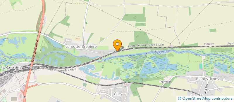 localisation de l'entreprise ASSOCIATION SPORTS ET LOISIRS DE LAMOTTE BREBIERE à LAMOTTE-BREBIERE