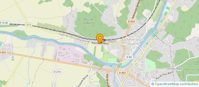 localisation de l'entreprise ASSOCIATION SPORTS ET LOISIRS DE LUZANCY à LA FERTE-SOUS-JOUARRE