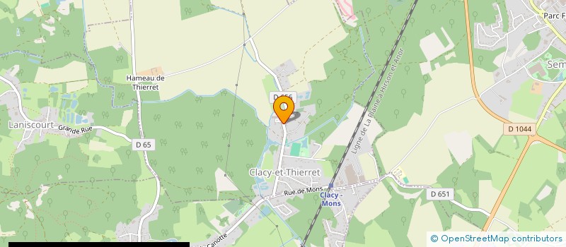 localisation de l'entreprise ASSOCIATION SPORTS ET LOISIRS DE MOLINCHART  MOLINCHART