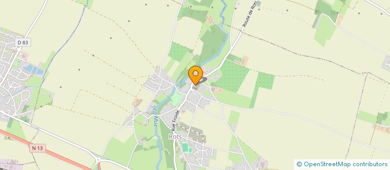 localisation de l'entreprise ASSOCIATION SPORTS ET LOISIRS DE ROTS  ROTS