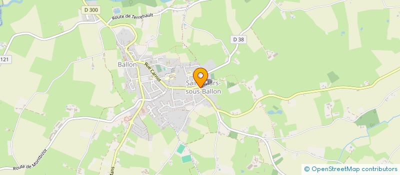localisation de l'entreprise ASSOCIATION SPORTS ET LOISIRS DE SAINT MARS SOUS BALLON  BALLON-SAINT MARS