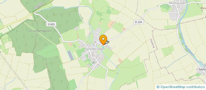 localisation de l'entreprise ASSOCIATION SPORTS ET LOISIRS DE SCHILLERSDORF  SCHILLERSDORF