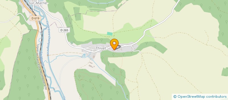 localisation de l'entreprise ASSOCIATION SPORTS ET LOISIRS DE THIVET (ASLT) à THIVET
