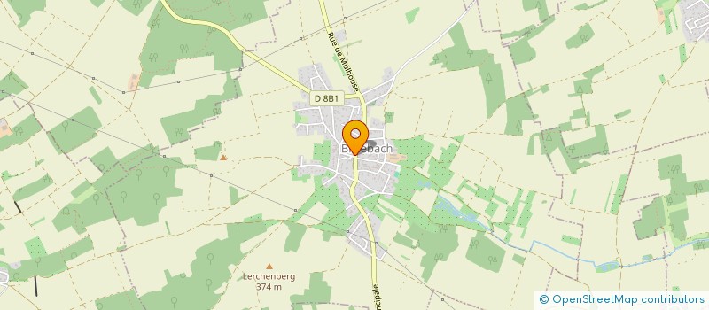 localisation de l'entreprise ASSOCIATION SPORTS ET LOISIRS LA PETITE FERME  STEINBRUNN-LE-BAS