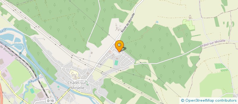 localisation de l'entreprise ASSOCIATION SPORTS ET LOISIRS VOLLEY  CHATEL-SUR-MOSELLE