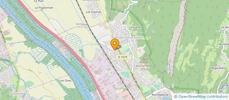 localisation de l'entreprise ASSOCIATION SPORTS ET VACANCES  FONTANIL-CORNILLON