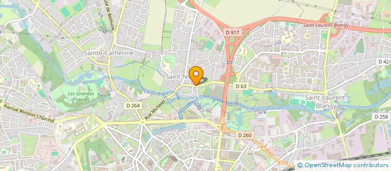 localisation de l'entreprise ASSOCIATION SPORTS LOISIRS CULTURE  SAINT-NICOLAS