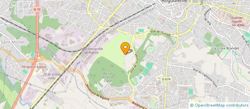 localisation de l'entreprise ASSOCIATION SPORTS & LOISIRS EN HORTE à ANGOULEME