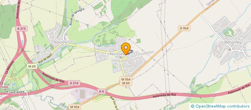 localisation de l'entreprise ASSOCIATION SPORTS LOISIRS ET CULTURE  OGY-MONTOY-FLANVILLE