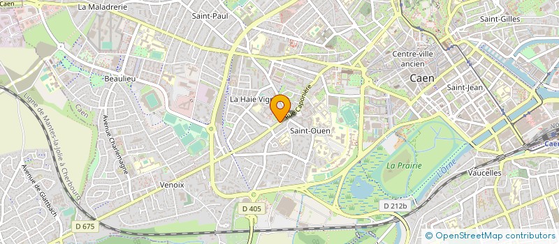 localisation de l'entreprise ASSOCIATION SPORTS LOISIRS RECTORAT CAEN à CAEN