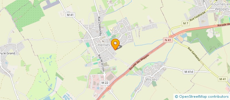 localisation de l'entreprise ASSOCIATION SPORTS VOYAGES LOISIRS  HERLIES