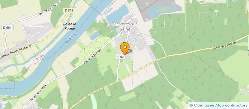 localisation de l'entreprise ASSOCIATION SPOTIVE BERNIERES PETANQUE à LES TROIS LACS