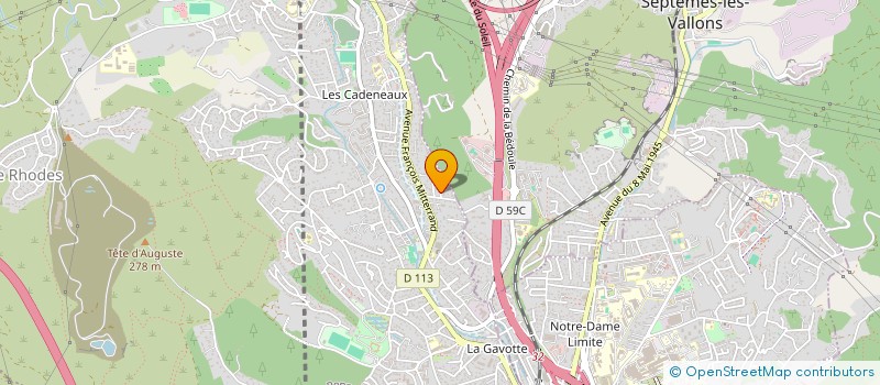 localisation de l'entreprise ASSOCIATION SQUADRA DE LA GAVOTTE à LES PENNES MIRABEAU