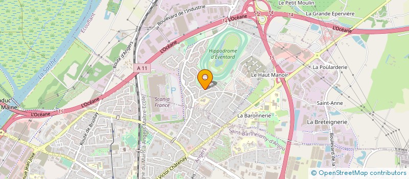 localisation de l'entreprise ASSOCIATION SQUARE DES VOISINS  ECOUFLANT